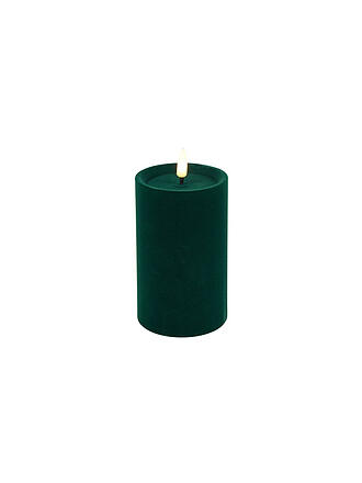 COUNTRYFIELD | Vela LED VELVET Grande 7,5x12,5cm Verde Oscuro