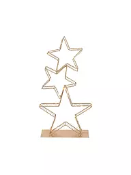 COUNTRYFIELD | Estrella de Navidad LED 23x8x45cm 3x Gena Small Gold | Oro