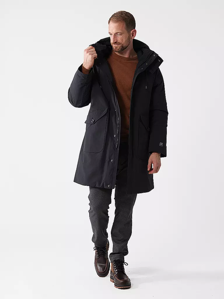 CP COMPANY | Abrigo de plumas MICRO M | Negro
