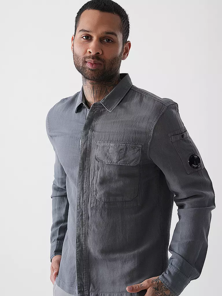 CP COMPANY | Sobrecamisa LENS | Gris