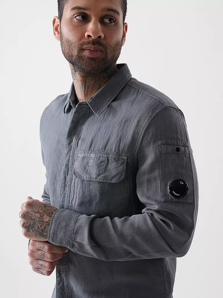 CP COMPANY | Sobrecamisa LENS | Gris