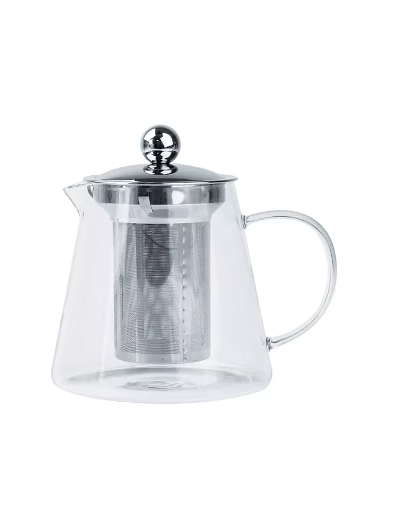 CRISTEL FRANCE | Filtro desenroscable OOLONG 0,8 l Vidrio/Acero inoxidable | Transparente
