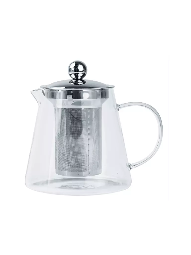 CRISTEL FRANCE | Filtro desenroscable OOLONG 1,2 l Vidrio/Acero inoxidable | Transparente