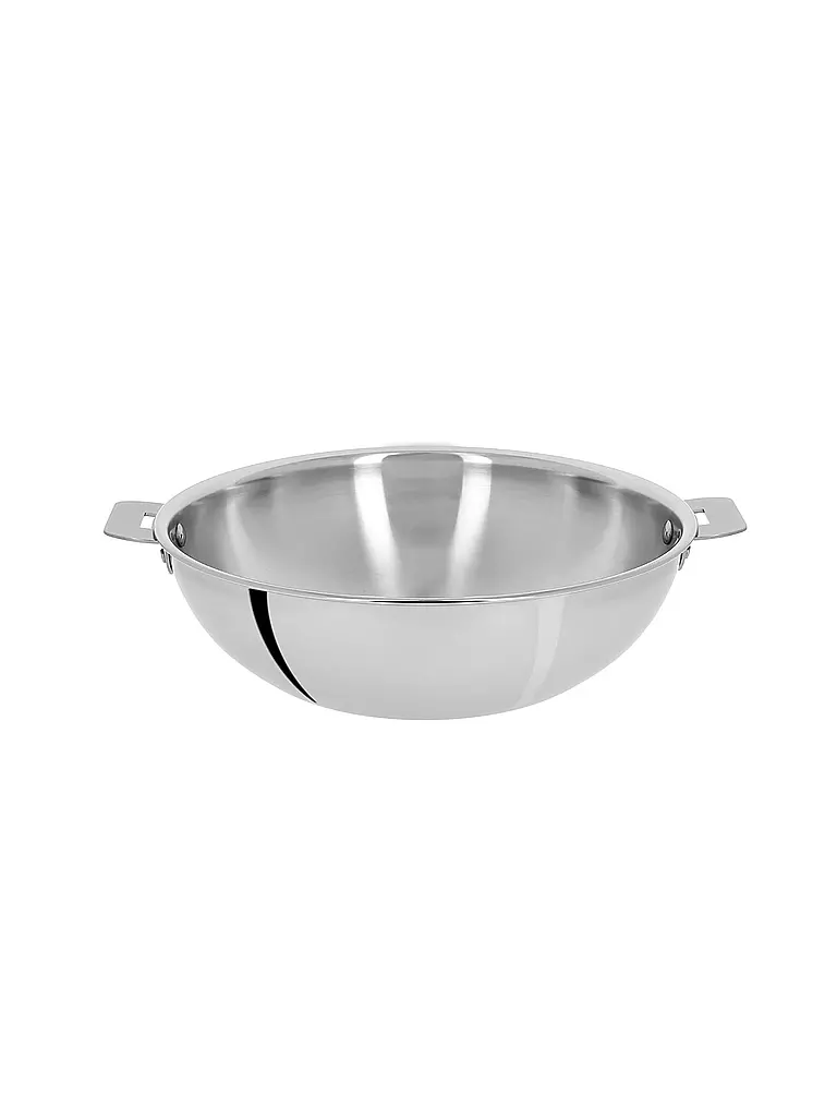 CRISTEL FRANCE | Wok 24cm CASTELINE Acero Inoxidable | Plata