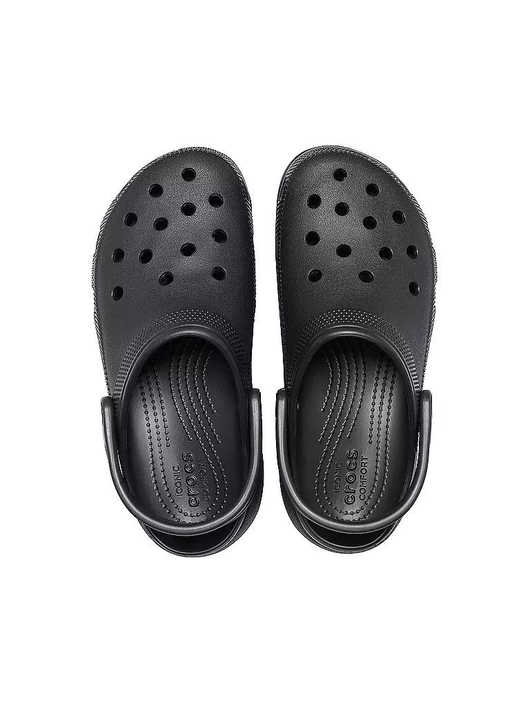 CROCS | Pantoletten CLASSIC PLATFORM CLOG | Negro