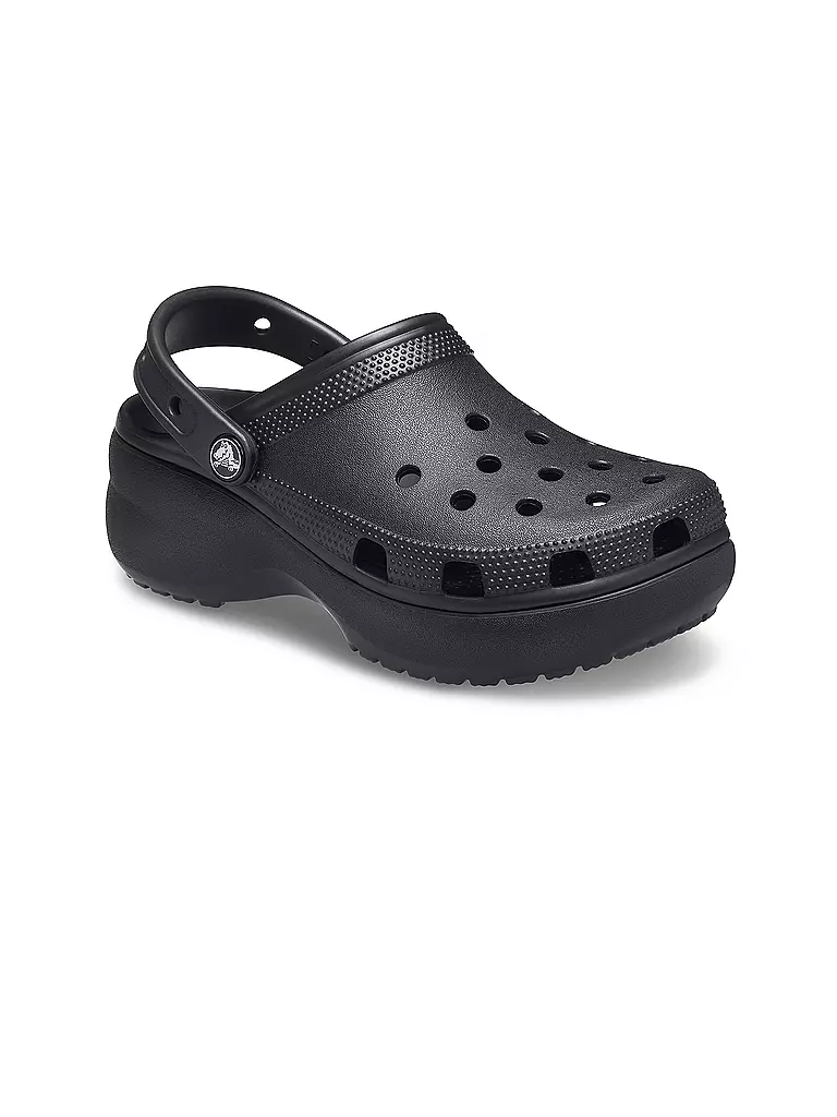 CROCS | Pantoletten CLASSIC PLATFORM CLOG | Negro