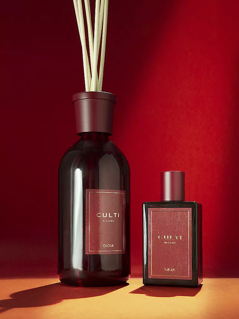 CULTI | Difusor de fragancia para el hogar Stile GIOIA 0,5 l Rojo | Rojo oscuro
