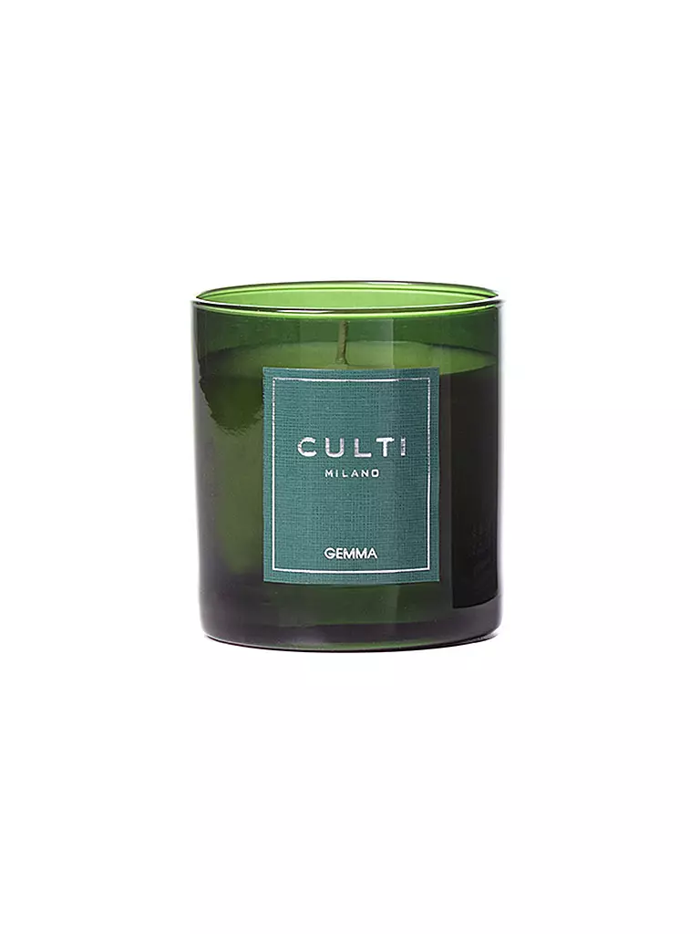 CULTI | Vela de Navidad 270g pequeña GEMMA Verde | Verde oscuro