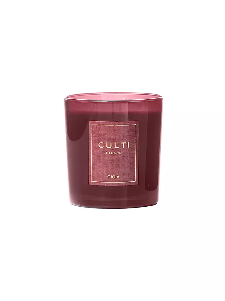 CULTI | Vela navideña GIOIA 550g Roja | Rojo oscuro