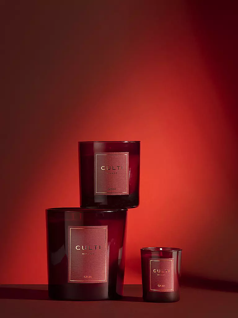 CULTI | Vela navideña GIOIA 550g Roja | 
