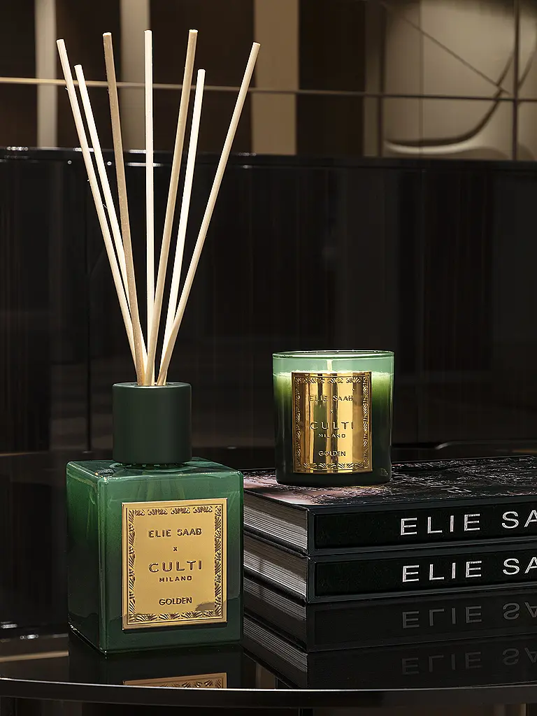 CULTI | Vela perfumada Elie Saab x Culti Milano 270g Golden | 