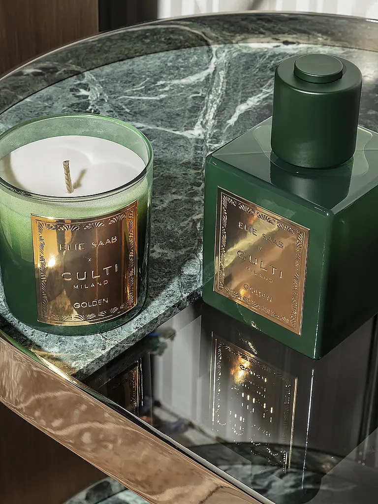 CULTI | Vela perfumada Elie Saab x Culti Milano 270g Golden | 