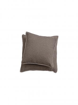 DAVID FUSSENEGGER | Funda de cojín con pespunte decorativo 50x50cm (Piedra)