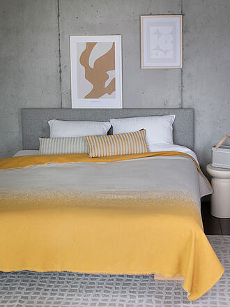 DAVID FUSSENEGGER | Manta LUCA degradado 220/240cm amarillo claro