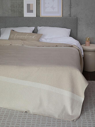 DAVID FUSSENEGGER | Manta para el hogar - Cubrecama 220x240cm LUCA Natur