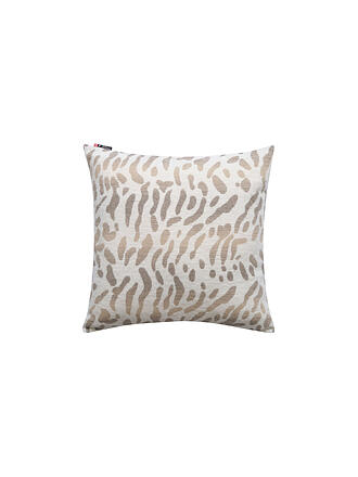 DAVID FUSSENEGGER | Funda de cojín SILVRETTA Leopardo de las Nieves 50x50cm Blanco