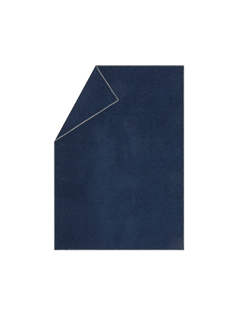 Tagesdecke - Plaid Sylt 140x200cm (Marina) azul oscuro