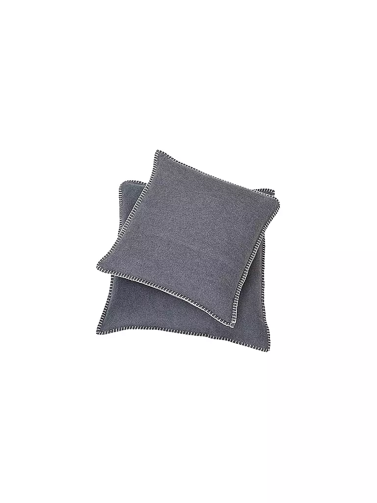 DAVID FUSSENEGGER | Funda de almohada 50x50cm "Sylt" (Fieltro Mele) | Gris