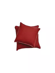 DAVID FUSSENEGGER | Funda de cojín "Sylt" (atlántico) | Rojo