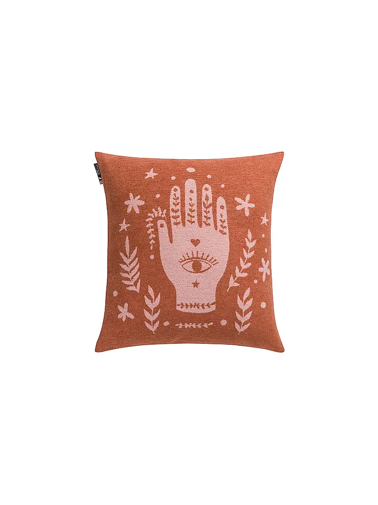 DAVID FUSSENEGGER | Funda de almohada SILVRETTA Mano 40x40cm Cobre | Cobre