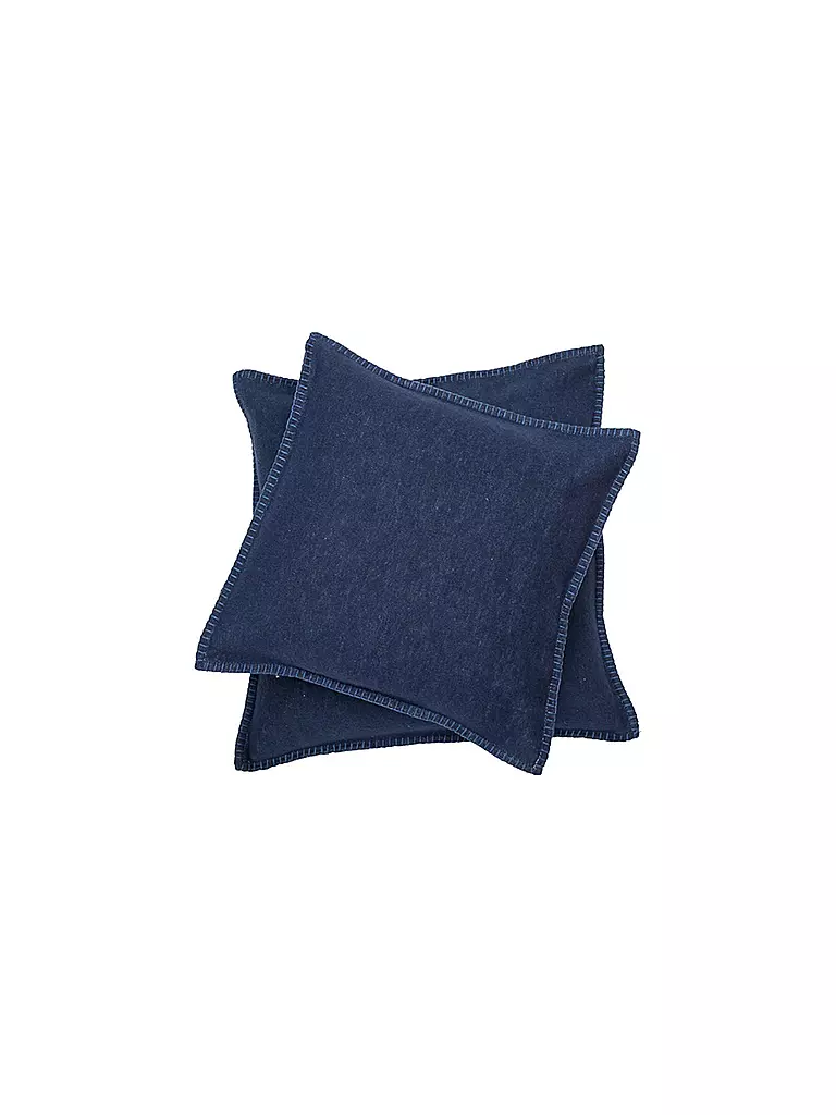 DAVID FUSSENEGGER | Funda de cojín "Sylt" 40x40cm (Marino) | Azul oscuro