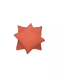 DAVID FUSSENEGGER | Funda de almohada "Sylt" 40x40cm (Antracita) | Naranja