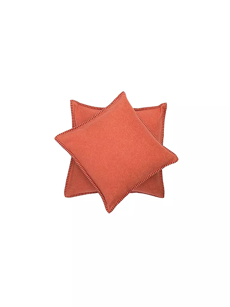 DAVID FUSSENEGGER | Funda de cojín "Sylt" 40x40cm (Rosa) | Naranja