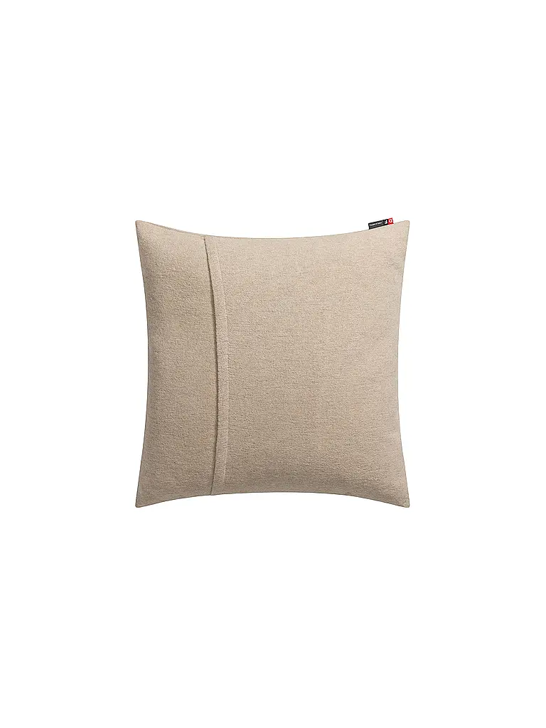 DAVID FUSSENEGGER | Funda de cojín SILVRETTA 50x50cm Labyrinth Natur | Beige