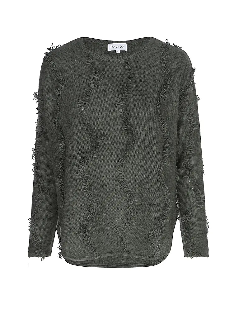 DAVIDA | Jersey de cachemira | Verde oscuro