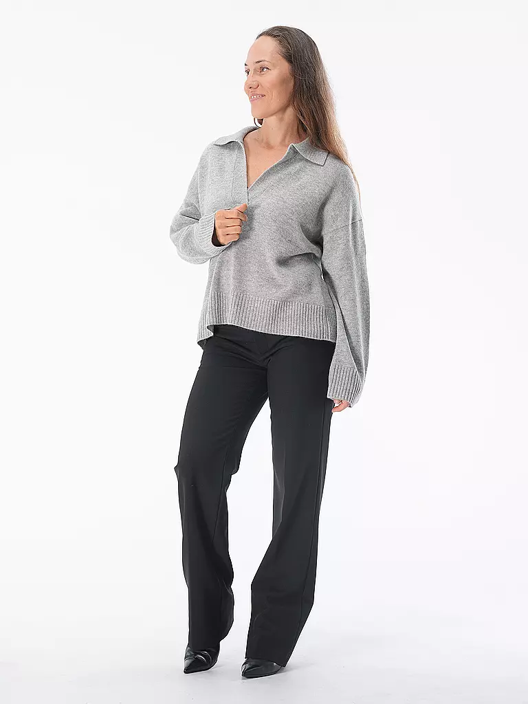 DAVIDA | Jersey de cachemira | Gris claro