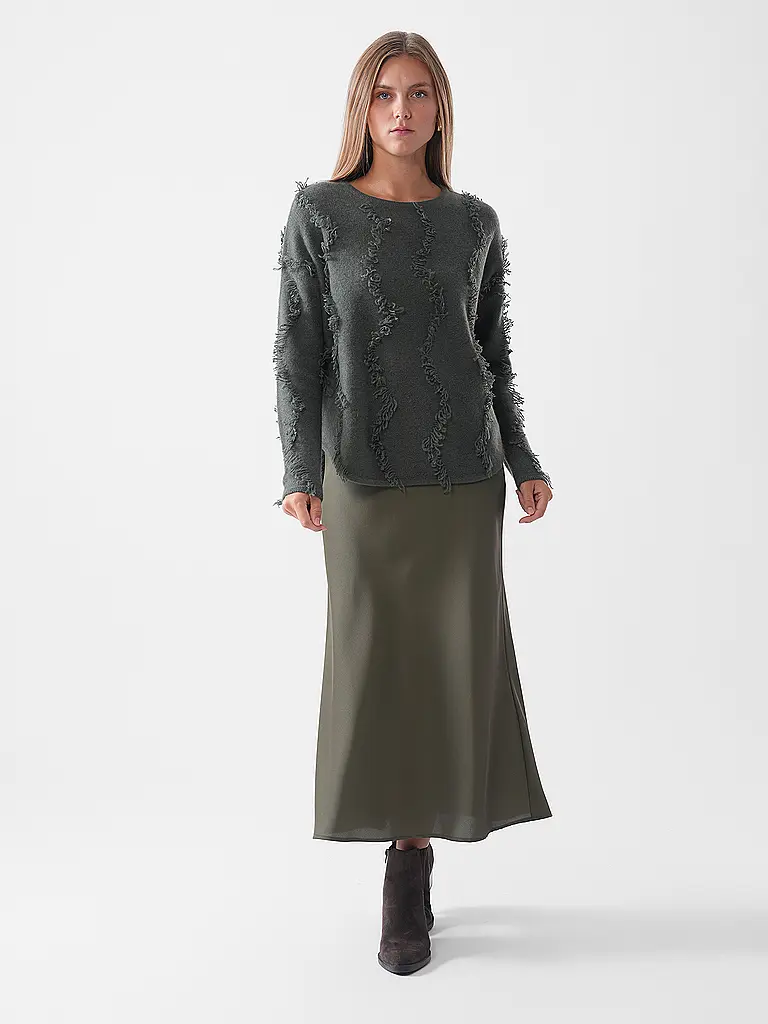 DAVIDA | Jersey de cachemira | Verde oscuro