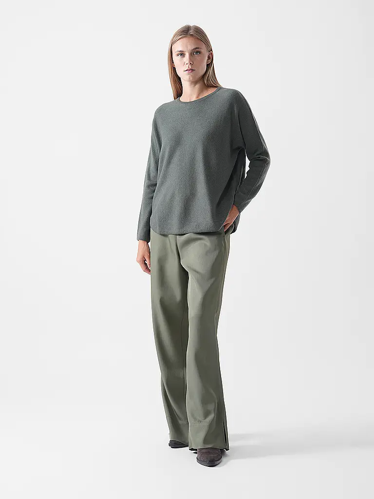DAVIDA | Kaschmirpulllover | Verde oscuro