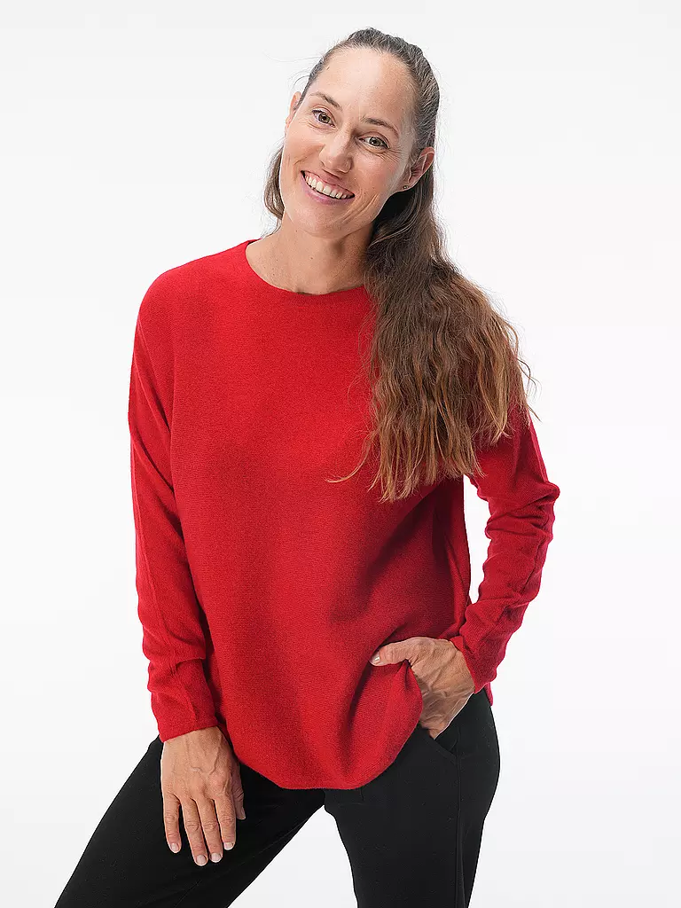 DAVIDA | Kaschmirpullover  | Rojo