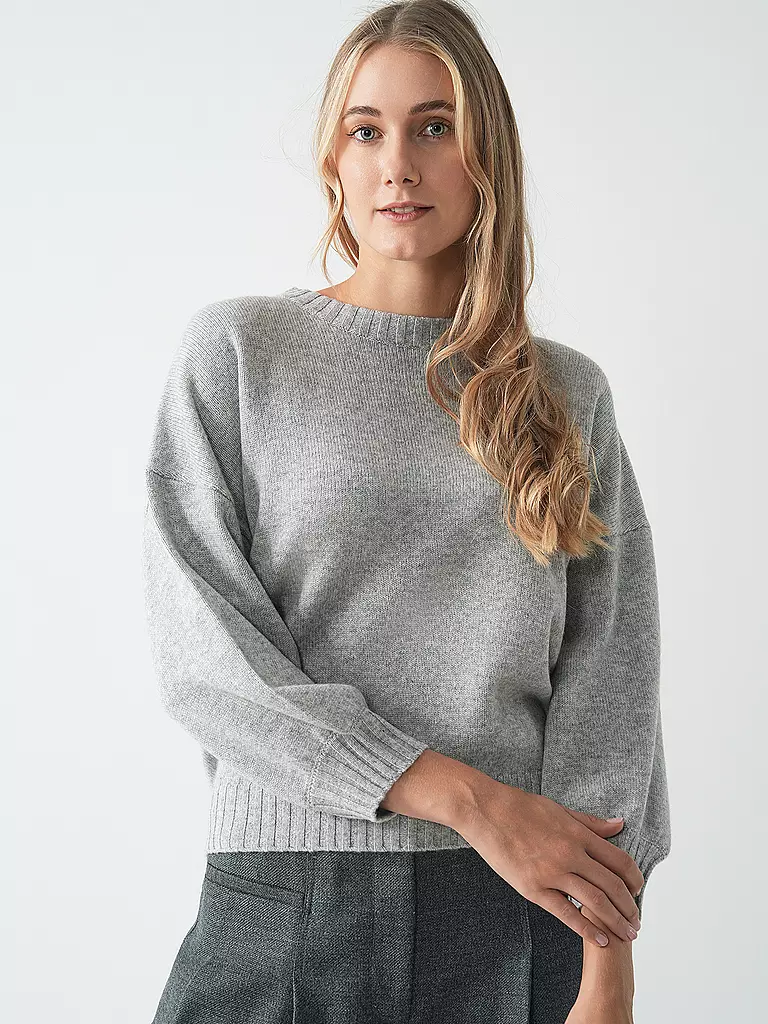DAVIDA | Kaschmirpullover | Gris claro