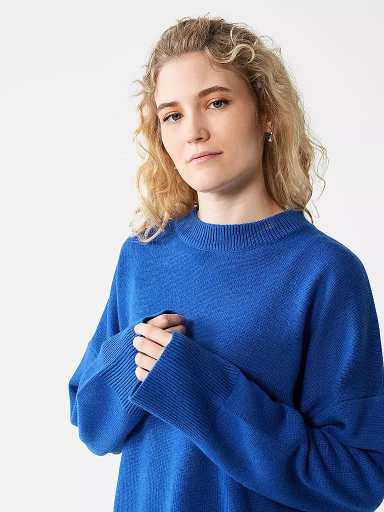 DAVIDA | Kaschmirpullover | Azul oscuro