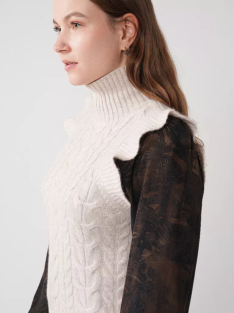 DAVIDA | Kaschmirpullunder  | Beige