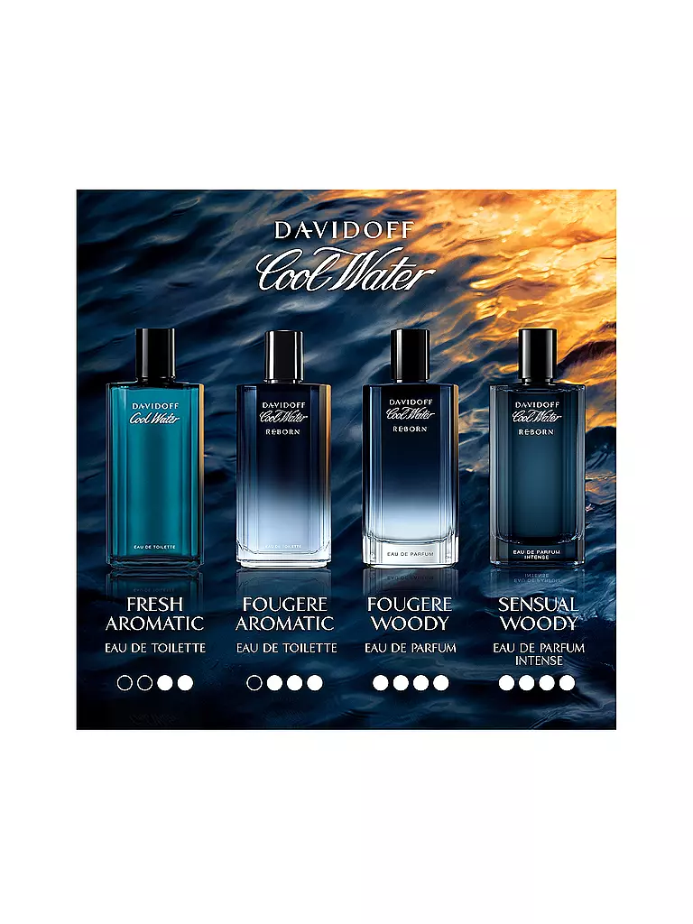 DAVIDOFF | Cool Water Reborn Eau de Parfum Intense para hombre 100 ml | 