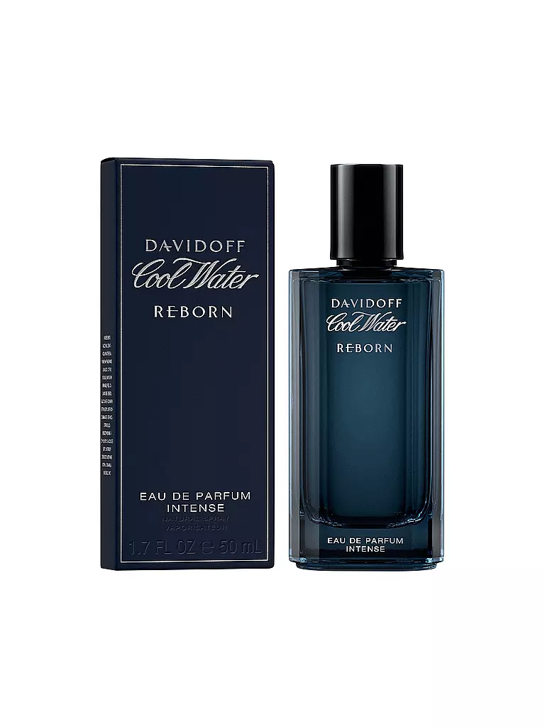 DAVIDOFF | Cool Water Reborn Eau de Parfum Intense para hombre 50 ml | Sin color