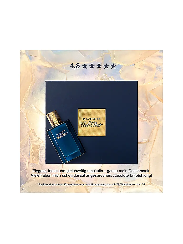 DAVIDOFF | Set de regalo - Cool Elixir Eau de Parfum Intense Set 75ml / 50ml | 