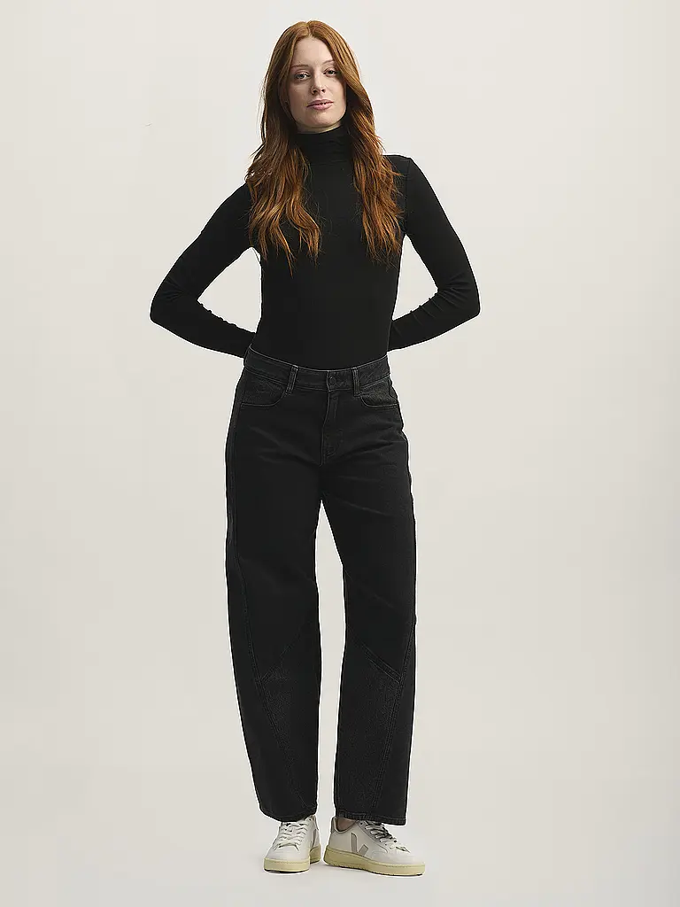 DAWN DENIM | Jeans Balloon Fit | Negro