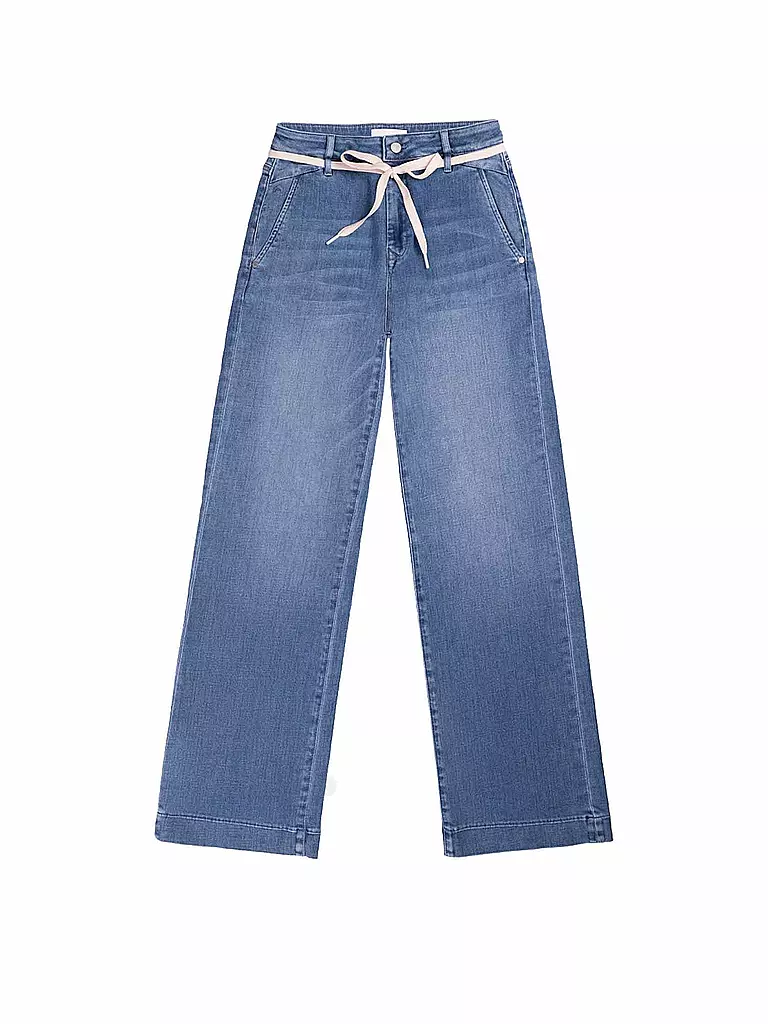 DAWN DENIM | Jeans de corte acampanado | Azul