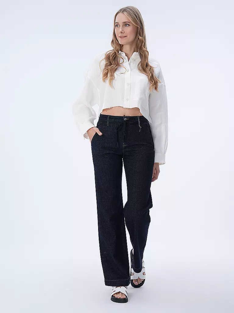 DAWN DENIM | Jeans de corte acampanado | Azul