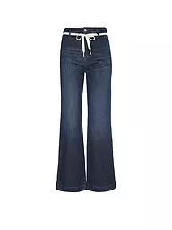 DAWN DENIM | Jeans de corte acampanado | Azul oscuro