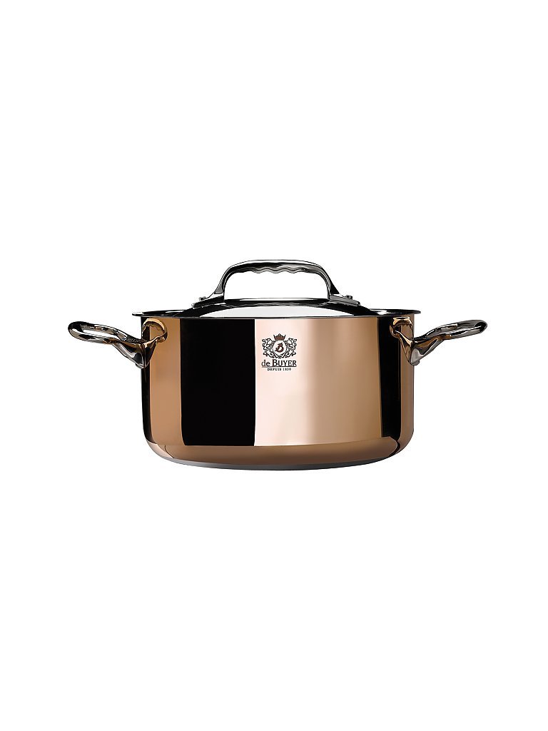 Olla Prima Matera 24cm 5,4l (Cobre) marrón