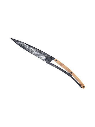 DEEJO | Navaja de bolsillo de enebro negro CÉLTICO 37G