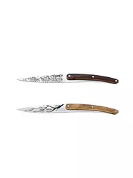 DEEJO | Cuchillo para bocadillos 2 piezas OLIVENH.+KOR | Plata