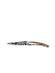 DEEJO | Navaja de bolsillo enebro titanio ART NOUVEAU 37G | Plata