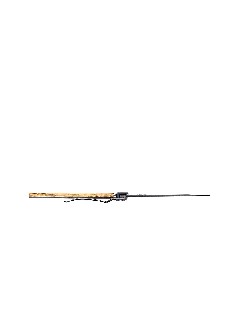 DEEJO | Navaja de bolsillo Olivenholz Schwarz WIKINGER VEGVISIR 37G | 