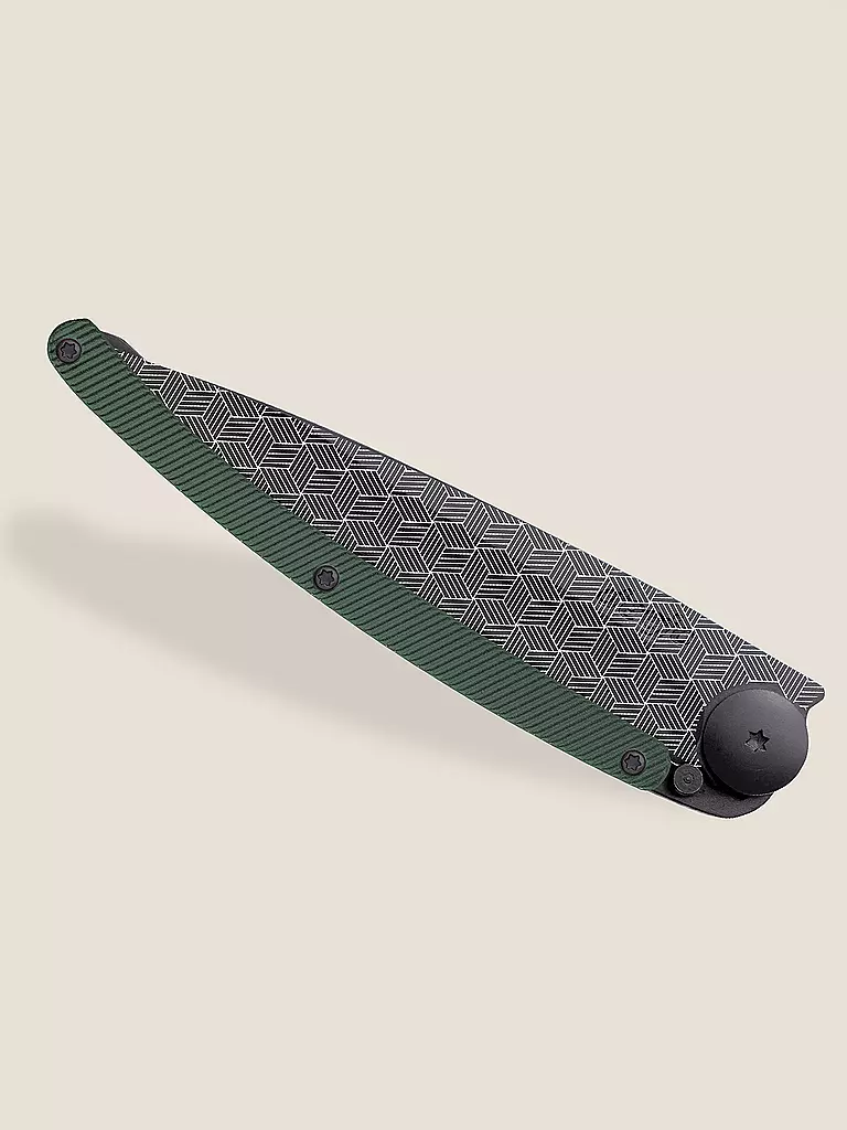 DEEJO | Navaja de bolsillo Tattoo Aluminio PERSPECTIVE 37G | Negro