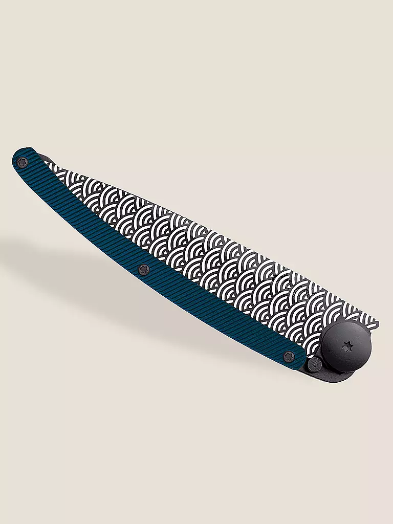 DEEJO | Navaja de bolsillo Tattoo Aluminio WOLKEN 37G | Negro